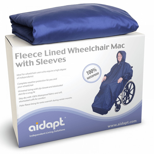 Fleece lined wheelchair mac - wheelchair,