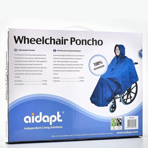 Waterproof wheelchair poncho - waterproof,