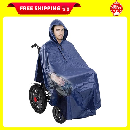 Waterproof wheelchair poncho - wheelchair,