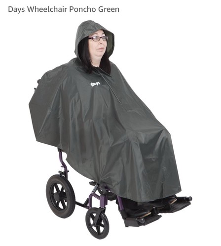 Days wheelchair poncho green - days,