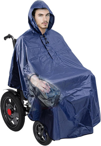 Waterproof wheelchair poncho - wheelchair,