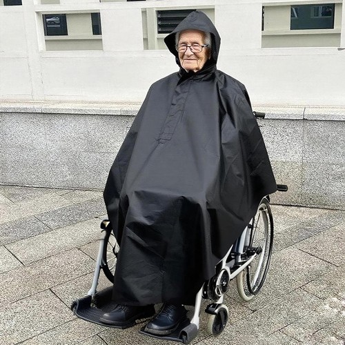 Wheelchair waterproof poncho - wheelchair,